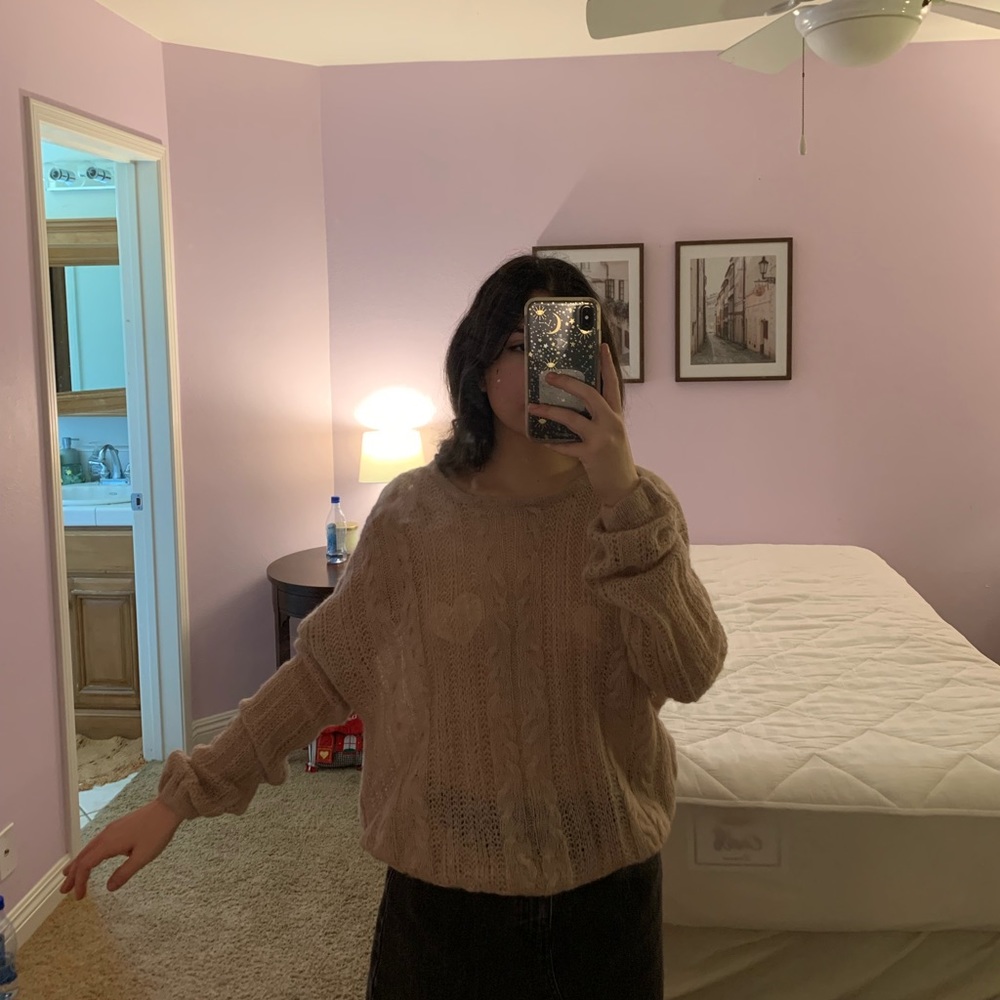 Free People Sheer Sweater